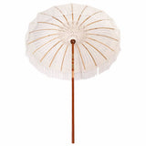 Parasol in macramè Crema 190 x 190 x 260 cm