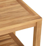 Tavolino da salotto con archiviazione Marrone 45 x 45 x 45 cm
