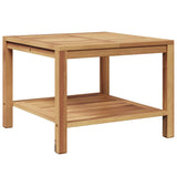 Tavolino da salotto con archiviazione Marrone 60 x 60 x 45 cm