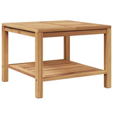 Tavolino da salotto con archiviazione Marrone 60 x 60 x 45 cm