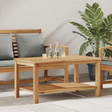 Tavolino da salotto con archiviazione Marrone 90 x 50 x 45 cm