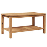 Tavolino da salotto con archiviazione Marrone 90 x 50 x 45 cm