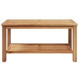Tavolino da salotto con archiviazione Marrone 90 x 50 x 45 cm
