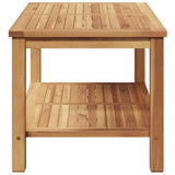 Tavolino da salotto con archiviazione Marrone 90 x 50 x 45 cm