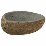 Basin in pietra fluviale (30-37) x (25-30) x 12 cm Pietra fiume