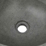 Basin in pietra fluviale Grigio chiaro 45 x 35 x 15 cm