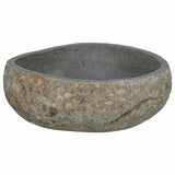 Basin in pietra fluviale Grigio chiaro 45 x 35 x 15 cm