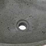 Basin in pietra fluviale Grigio chiaro 52 x 40 x 15 cm