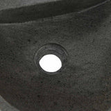 Lavabo a parete Grigio 37 x 30 x 12 cm Pietra fiume