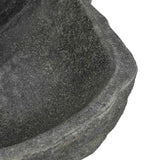 Lavabo a parete Grigio 45 x 35 x 15 cm Pietra fiume