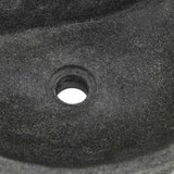 Lavabo a parete Grigio 45 x 35 x 15 cm Pietra fiume