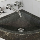 Lavabo Grigio (38-45) x (38-45) x 12 cm Pietra di Fiume