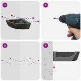 Lavabo Grigio (55-65) x (40-50) x 6 cm Pietra di Fiume