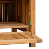 Panchina da giardino 114 x 60 x 90 cm Legno di teak solido
