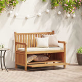 Panchina da giardino 114 x 60 x 90 cm Legno di teak solido