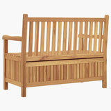 Panchina da giardino 114 x 60 x 90 cm Legno di teak solido