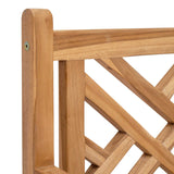 Sedia da Giardino 2 pcs 60 x 58 x 90 cm Legno di teak solido