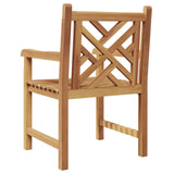 Sedia da Giardino 2 pcs 60 x 58 x 90 cm Legno di teak solido