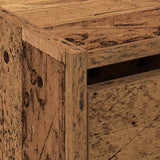 Armadio per Scarpe con porta Legno vecchio 60 x 21 x 57 cm