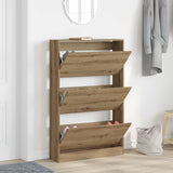 Mobile per scarpe Rovere artigianale 80 x 21 x 125,5 cm