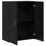 Mobile per Ufficio Rovere Nero 70 x 32 x 77.5 cm