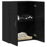 Mobile per Ufficio Rovere Nero 70 x 32 x 77.5 cm