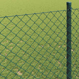 Recinzione a rete metallica Verde 25 x 1 m Acciaio