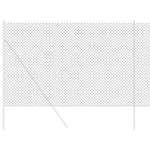Recinzione a rete metallica Grigio 10 x 1.6 m Acciaio