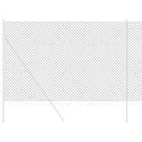 Recinzione a rete metallica Grigio 10 x 1.6 m Acciaio