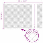 Recinzione a maglie di catena Argento 10 x 1.6 m