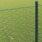 Recinzione Esagonale Verde 0,5 x 10 m PVC