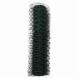 Recinzione Esagonale Verde 0,6 x 10 m PVC
