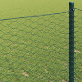 Recinzione Esagonale Verde 1 x 10 m PVC