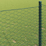 Recinzione Esagonale Verde 1.4 x 25 m Acciaio