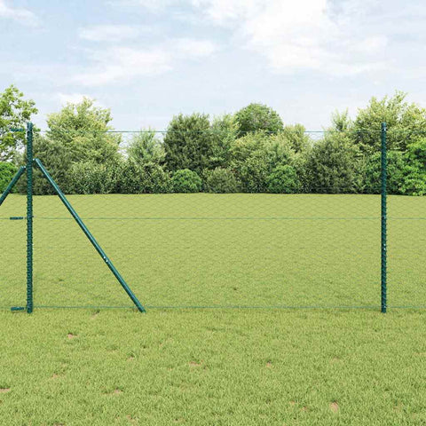 Recinzione Esagonale Verde 1.4 x 25 m Acciaio