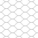 Recinzione Esagonale Grigio 0.4 x 10 m Acciaio