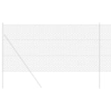 Recinzione Esagonale Grigio 0.4 x 10 m Acciaio