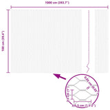 Recinzione Esagonale Argento 1 x 10 m Acciaio zincato