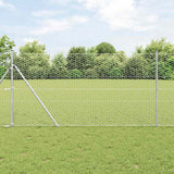 Recinzione Esagonale Argento 1.4 x 25 m Acciaio zincato