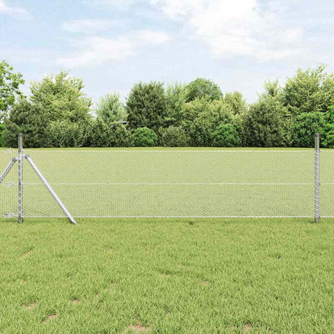 Recinzione Esagonale Argento 0.5 x 100 m Acciaio zincato