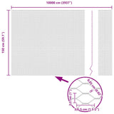 Recinzione Esagonale Argento 1.5 x 100 m Acciaio zincato