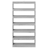 Armadio per Libri Grigio Sonoma 100 x 30 x 198 cm