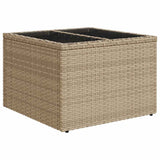 Set Divano da Giardino 7 pcs Beige polyrattan