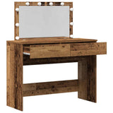 Tavolo da Trucco con cassetto Legno vecchio 100 x 40 x 120 cm