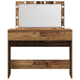 Tavolo da Trucco con cassetto Legno vecchio 100 x 40 x 120 cm