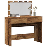 Tavolo da Trucco con cassetto Legno vecchio 100 x 40 x 120 cm