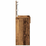 Tavolo da Trucco con cassetto Legno vecchio 100 x 40 x 120 cm
