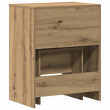 Tavolo da Trucco 2 pcs rovere artigianale 60 x 40 x 75 cm