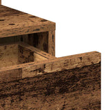 Tavolo da Trucco con cassetto Legno vecchio 80 x 35 x 132 cm