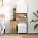 Tavolo da Trucco Rovere artigianale 80 x 35 x 132 cm